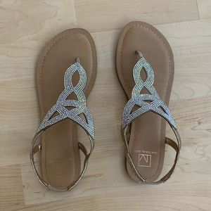 Rhinestone sandals